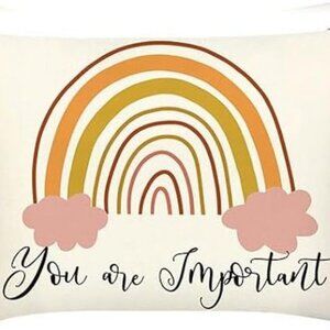 Buy One Get One Free, Boho Rainbow Cosmetic Bag Inspiration Canvas Makeup Bag